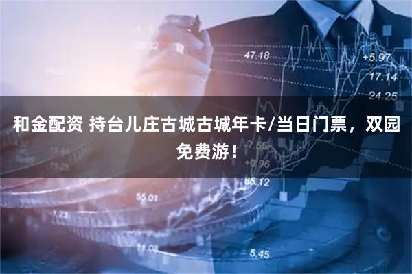和金配资 持台儿庄古城古城年卡/当日门票，双园免费游！